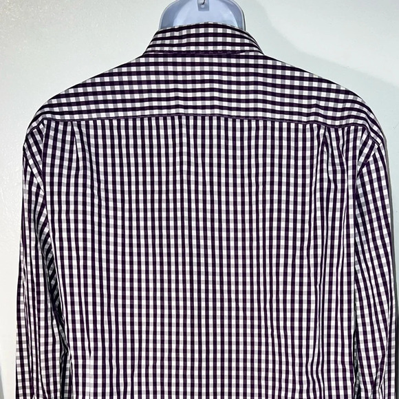J.Crew XL, 80s 2-ply,Haberdashery gaberdine button front, long-sleeve shirt. - Picture 4 of 6